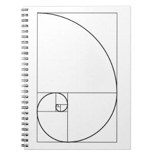 Fibonacci Spiral Golden Ratio Notitieboek