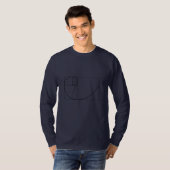 Fibonacci Spiral Golden Section Geometry T-shirt (Voorkant volledig)