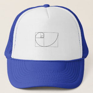 Fibonacci Spiral Golden Section Geometry Trucker Pet