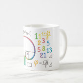 Fibonacci Spiral Wiskunde Mok (Voorkant rechts)