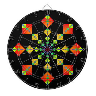 Fibonacci Squares Mandala Dartbord