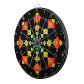 Fibonacci Squares Mandala Dartbord (Voorkant Rechts)