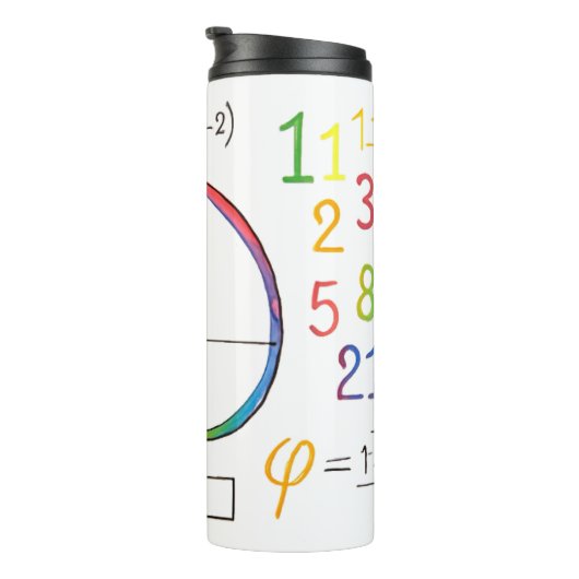 Fibonacci Thermal Tumbler Thermosbeker (Geroteerd rechts)