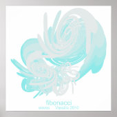 Fibonacci Vagues énorme Poster (Devant)