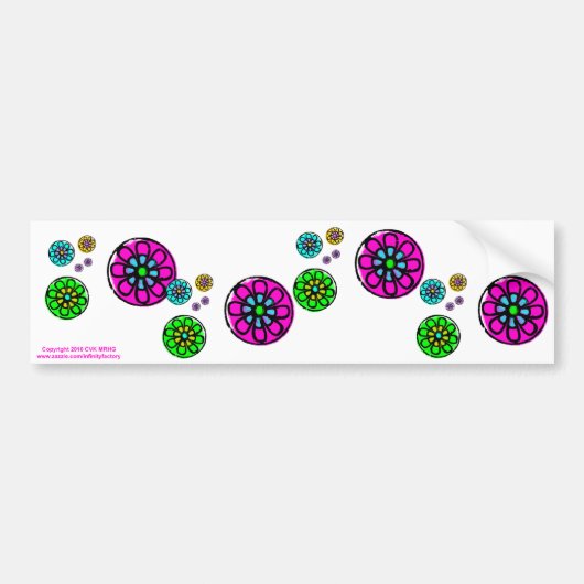 Fibonacci-ventilatorvermogen Bumpersticker (Voorkant)