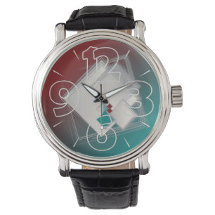 Fibonacci-vierkantjes afspelen horloge