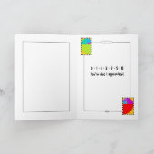 Fibonacci-Wenskaart Kaart (Binnen)