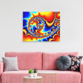 Fibonaccispikant Canvas Afdruk (Insitu (Woonkamer))