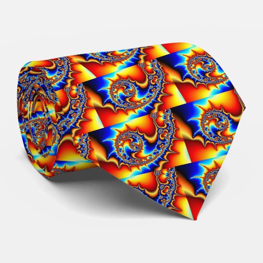 Fibonaccispikant Stropdas (Opgerold)