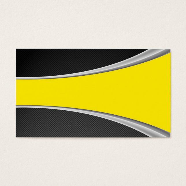 Fibre de carbone et carte jaune (Devant)
