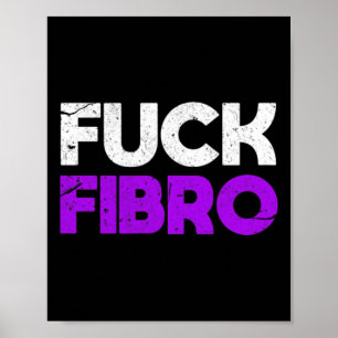 Fibro fibromyalgie Fibromyositis Chronische pijn g Poster
