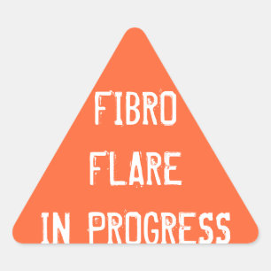 FIBRO FLARE IN VOORTGANG - stickers