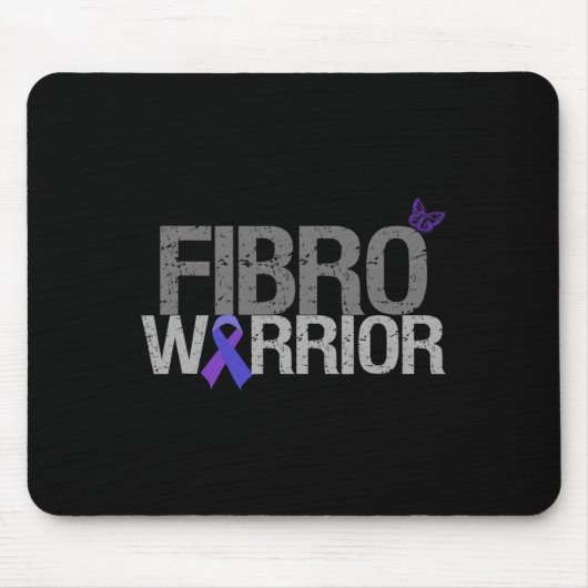 Fibro Warrior - Fibromyalgia Awareness Muismat (Voorkant)