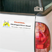 FibroFogged Driver Bumpersticker (Op Truck)