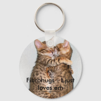 Fibrohugs - Ik hou van ze Sleutelhanger