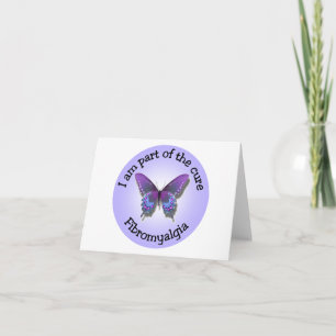 Fibromyalgia Awareness notecard - voeg uw eigen me Kaart