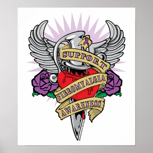 Fibromyalgia Dagger Poster (Voorkant)