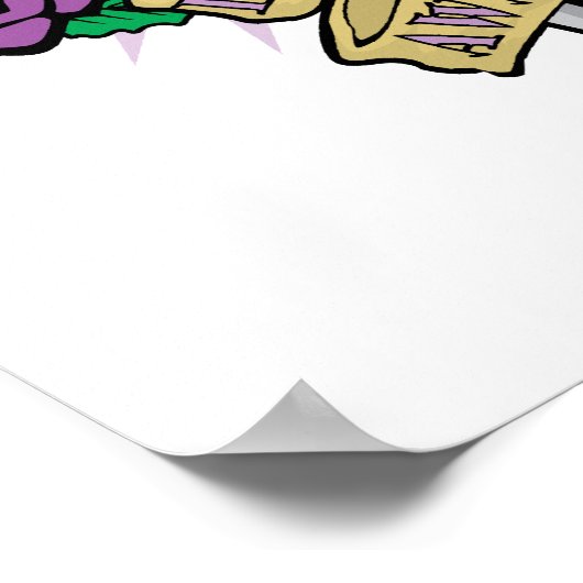 Fibromyalgia Dagger Poster (Hoek)