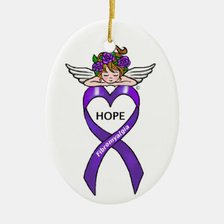 Fibromyalgia Hope Keramisch Ornament