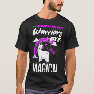Fibromyalgia krijgers zijn magische eenhoorn fibro t-shirt