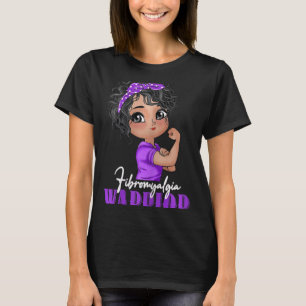 Fibromyalgie Aankomst Sterke vrouwen Fibromyalgie T-shirt
