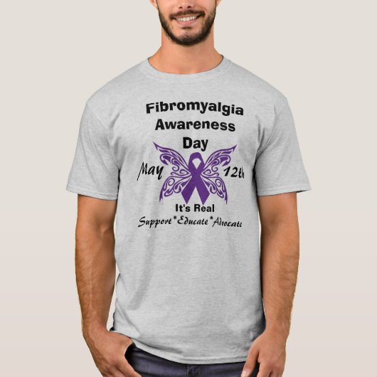 Fibromyalgie Awareness Day Shirt - met definitie (Voorkant)