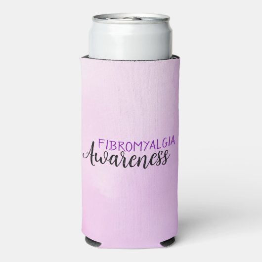 Fibromyalgie Awareness Ribbon (Seltzer Achterkant)