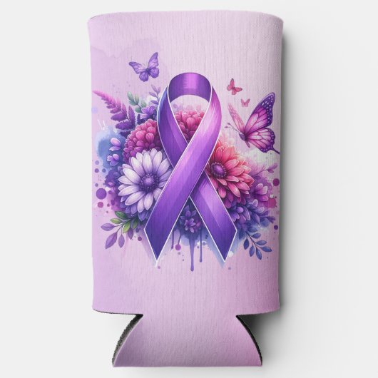 Fibromyalgie Awareness Ribbon (Voorkant)