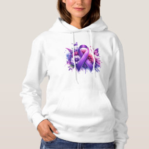 Fibromyalgie Awareness Ribbon Hoodie