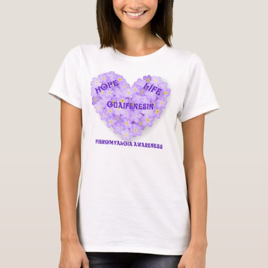 Fibromyalgie Awareness T shirt (Voorkant)