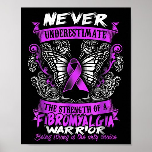 Fibromyalgie Bewustheid 4 Poster (Voorkant)