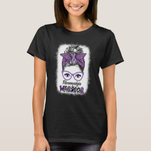 Fibromyalgie Bewustheid Aankomst Bun vrouwen Pur T-shirt