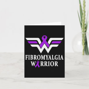 Fibromyalgie Bewustheid Aankomst ondersteunt Paars Kaart