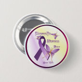Fibromyalgie Bewustheid Dag Button (Voorkant /achterkant)