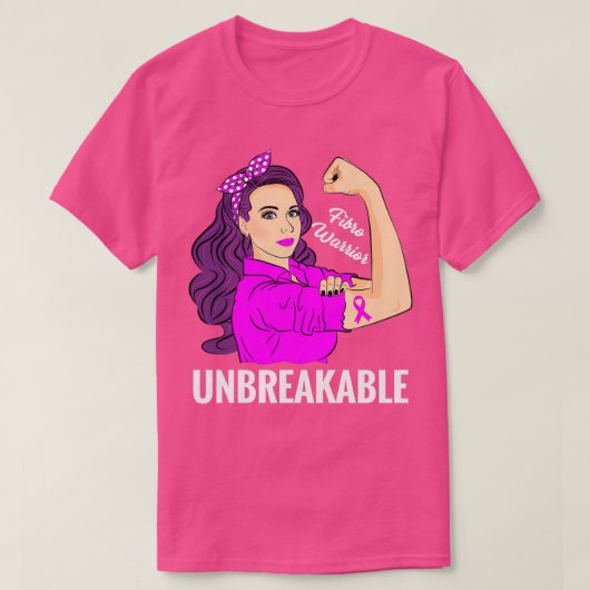 Fibromyalgie Bewustheid T-shirt (Design voorkant)