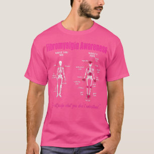 Fibromyalgie Bewustheid Wat je ziet wat ik voel T-shirt