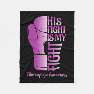 Fibromyalgie Bewustzijn Lint Bokshandschoenen Fibr Fleece Deken