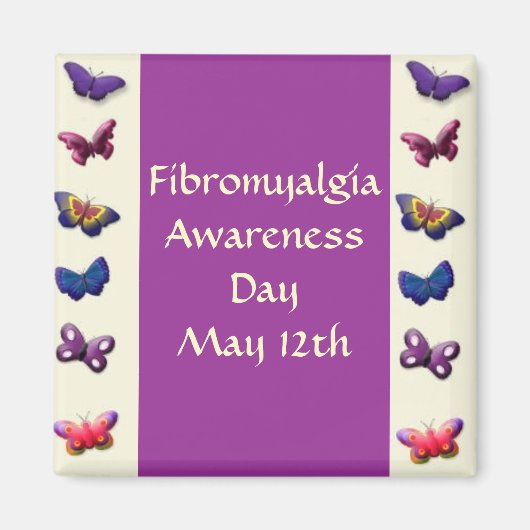 Fibromyalgie Bewustzijn... Magneet (Voorkant)