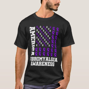 Fibromyalgie Bewustzijn Overlevende Proud Warrior  T-shirt
