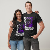 Fibromyalgie Bewustzijn Overlevende Proud Warrior  T-shirt (Unisex)