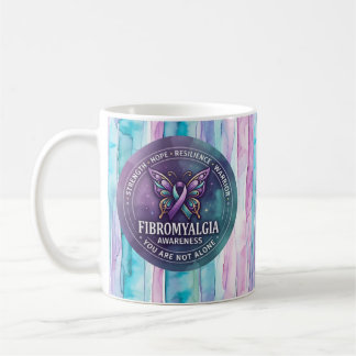 Fibromyalgie-bewustzijn Vlinderlint Koffiemok