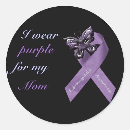 Fibromyalgie-bewustzijnsgevoel Sticker (Voorkant)
