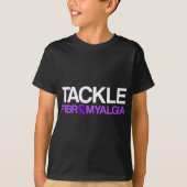 Fibromyalgie Bewustzijnsheid Overleving Aanpak arr T-shirt (Voorkant)