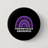 Fibromyalgie Bewustzijnsvermogen Mannen Vrouwen Re Ronde Button 5,7 Cm (Voorkant)