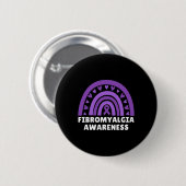 Fibromyalgie Bewustzijnsvermogen Mannen Vrouwen Re Ronde Button 5,7 Cm (Voorkant /achterkant)