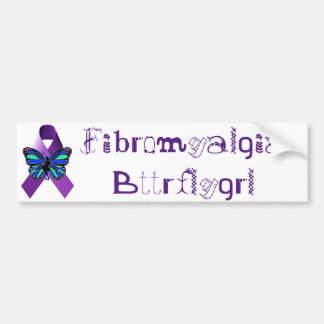 Fibromyalgie Bttrflygrl Bumpersticker