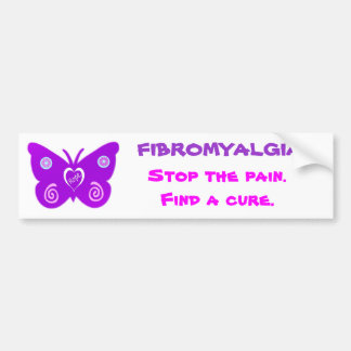 FIBROMYALGIE-bumpersticker Bumpersticker