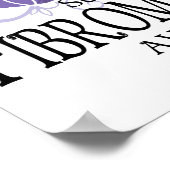 Fibromyalgie Butterfly Poster (Hoek)