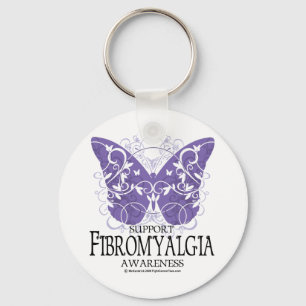 Fibromyalgie Butterfly Sleutelhanger