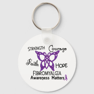 Fibromyalgie Celtic Butterfly 3 Sleutelhanger
